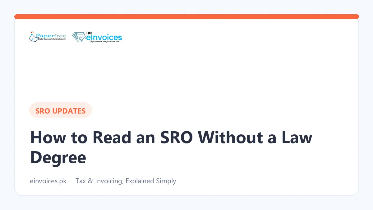 How to Read an SRO Without a Law Degree